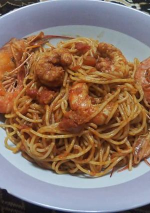 Φωτογραφία της συνταγής Γαριδομακαρονάδα spicy!!!