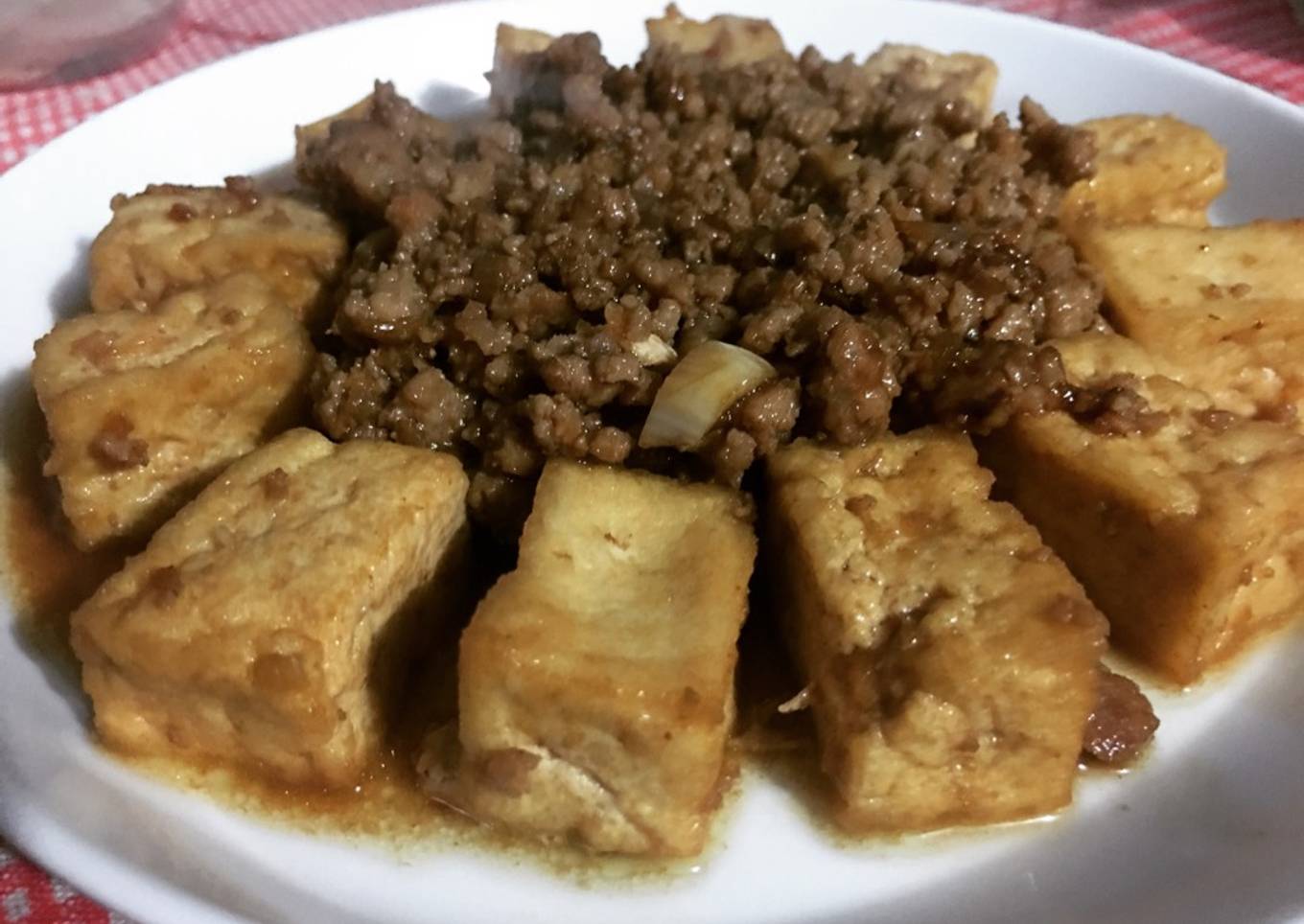 Mun Tahu babi cincang