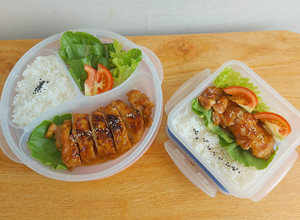 รูปของ มาเตรียมเมนูข้าวกล่องกันเถอะ | ข้าวหน้าไก่เทอริยากิ