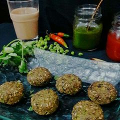 A picture of Hare Chane ke Kebab.