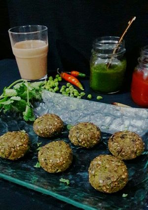 A picture of Hare Chane ke Kebab.
