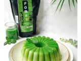 Bread Pudding Matcha Latte