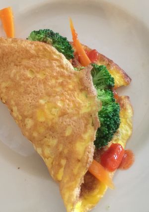 Foto resep Kreasi omelet untuk diet