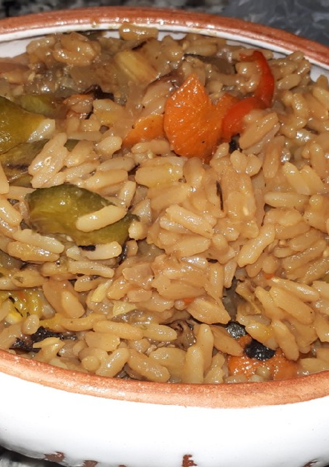 Una foto de Risotto de Arroz con verduras light