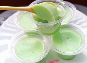 Foto resep Puding Susu Sirup Melon