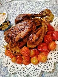 عکسی از دستور مرغ بریونی بدون فر