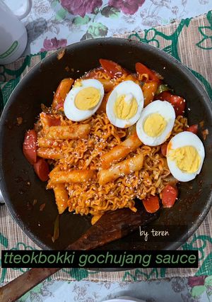 Foto resep Tteokbokki gochujang sauce (halal)