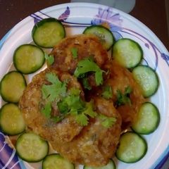 Potato kabab A picture of Potato kabab.