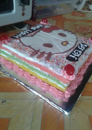 Foto resep Rainbow cake