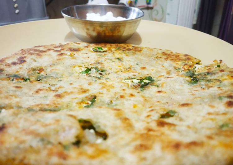 How to Make Speedy Paneer Spinach Parantha