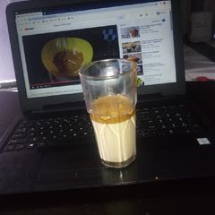 A picture of Dalgona coffee challenge...
