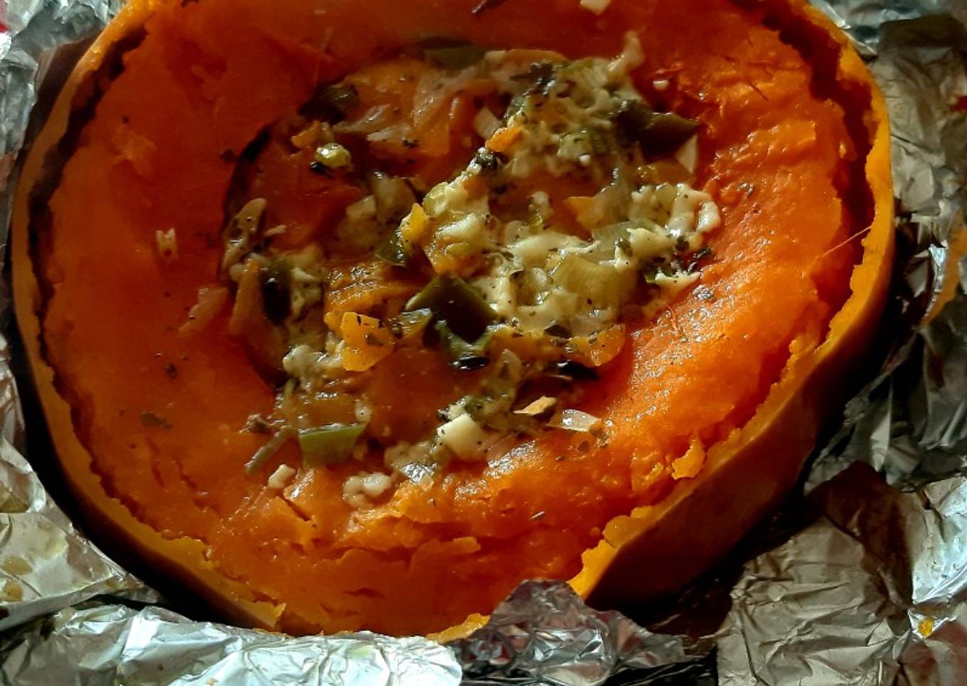 Calabacitas rellenas a la parrilla 🤗