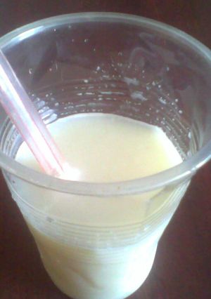 Una foto de Chicha con el agua de la pasta II