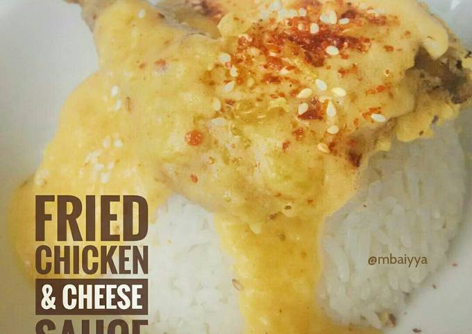 Cara Gampang Menyiapkan Fried Chicken &amp;amp; Cheese Sauce Anti Gagal