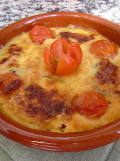 Una foto de Frittata de verduras al horno