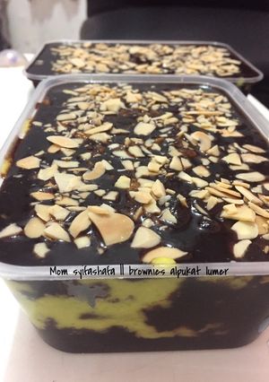 Foto resep Dessert box brownies alpukat lumer