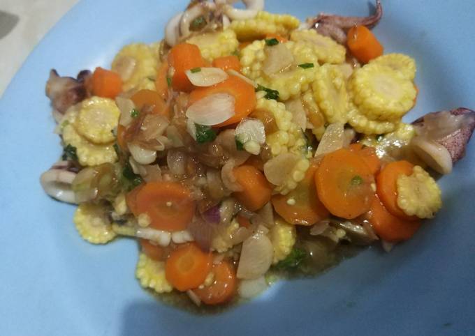 Resep Capcay cumi-cumi Anti Gagal