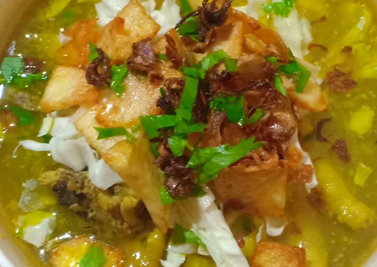 Cara Gampang Menyiapkan Soto ayam praktis bahan seadanya yang Enak Banget