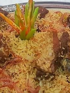 A picture of Mutton pulao.