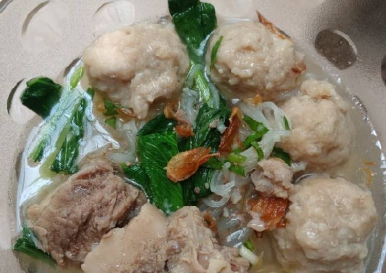 Resep Bakso Urat Rusuk (Iga), Enak