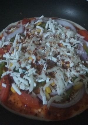 A picture of Pizza paratha.