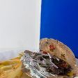 Tacos o wrap integral y guarnición