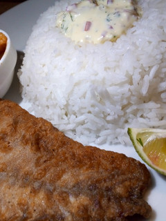 A picture of Pan fried fish 🐠.