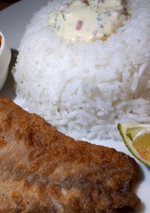 A picture of Pan fried fish 🐠.
