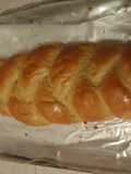 Pan de leche trenzado