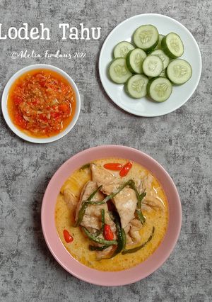 Foto resep Lodeh Tahu