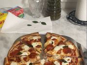 A picture of pepperoni pizza