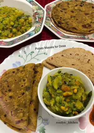 A picture of Potato Masala for Dosa.