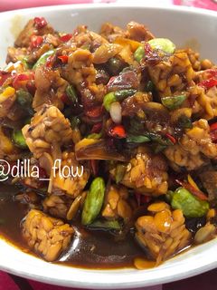 Foto resep Tempe Orak Arik Pedas Manis