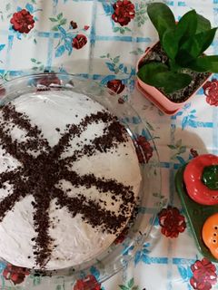 عکسی از دستور کیک یک تخم مرغی