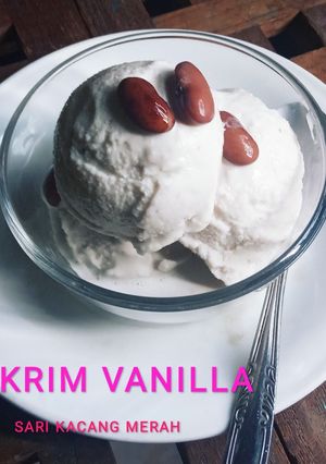 Foto resep Es Krim Vanilla Sari Kacang Merah