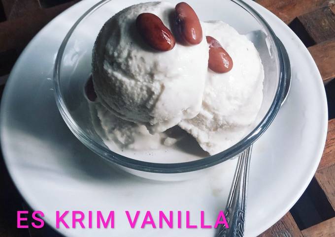 Bagaimana Menyiapkan Es Krim Vanilla Sari Kacang Merah yang Enak Banget