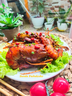 Foto resep Tumis Udang Galah Bumbu Pedas