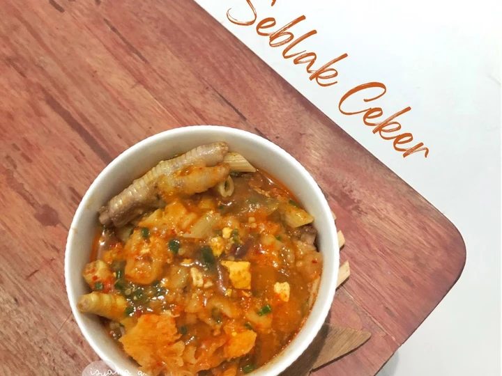 Langkah Mudah untuk Membikin Resep Seblak Ceker Kuah Pedas yang Lezat Sekali Anti Ribet, Mantap