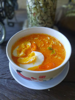 Foto resep Mie instant kari ayam