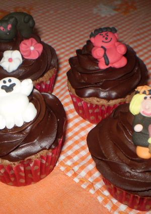 Foto principal de Cupcakes 3 chocolates para Halloween
