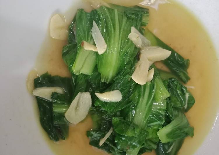 Langkah Mudah Untuk Membuat Sayur Pakcoy Bawang Putih Enak Kreasi Masakan