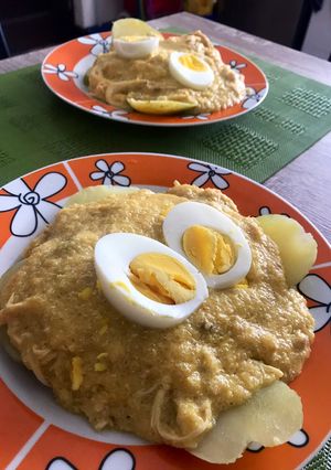 Una foto de Ají de pollo con Quinua ☺️