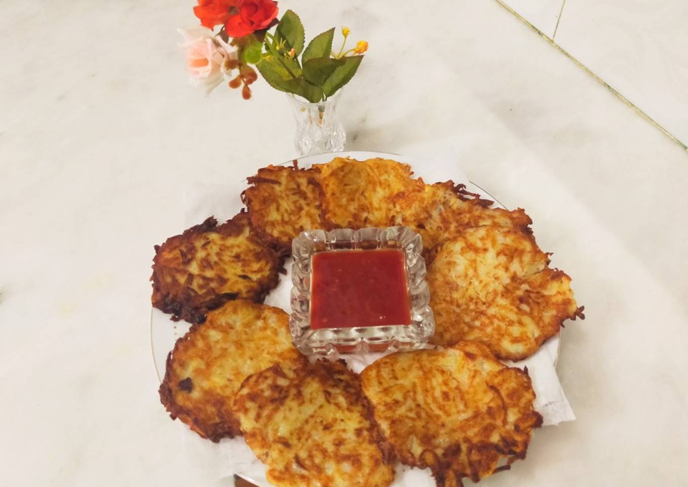 Crispy Hash browns/tea time snack