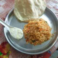 A picture of Tomato rice-Easy lunchbox recipe.