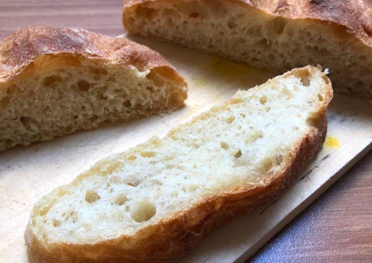Bagaimana Menyiapkan Vegan Bread - No Knead, Bikin Ngiler