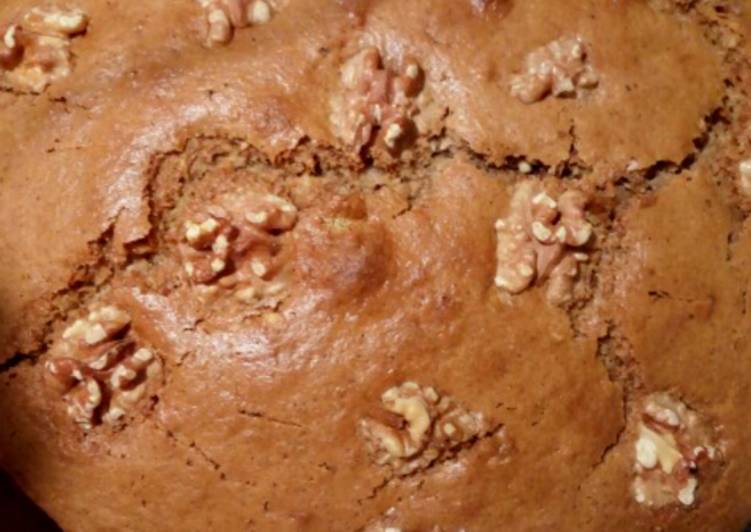 Bizcocho de limón y nueces