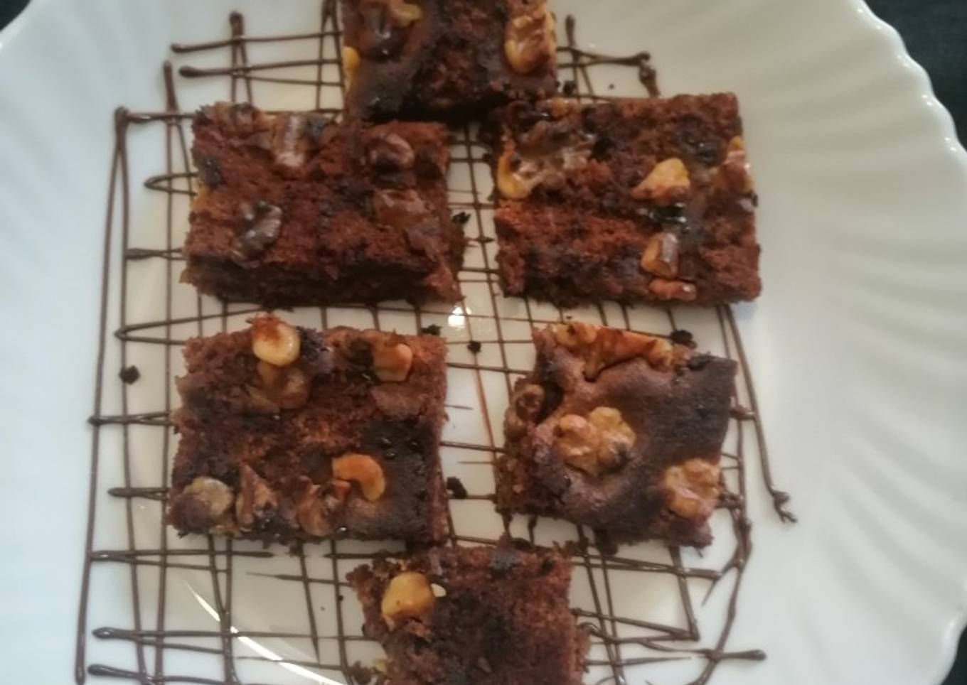 Orange brownies