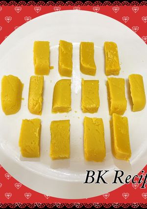 A picture of Ghee Mysore Pak.
