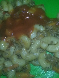 Una foto de Coditos con carne