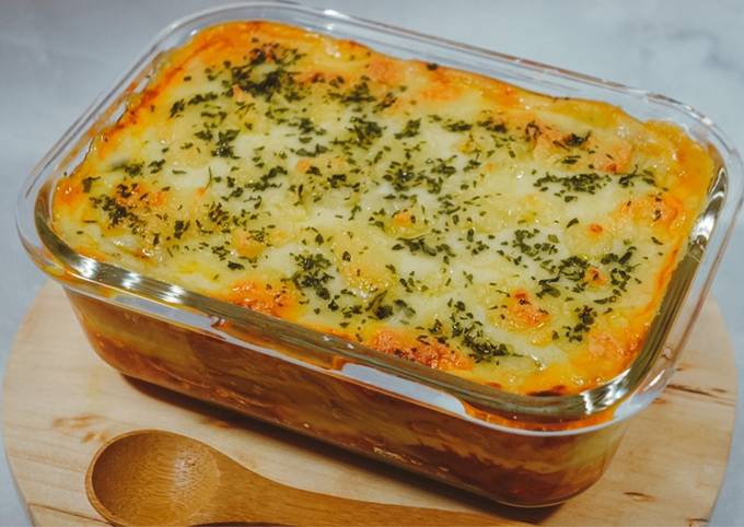 Lasagna Kulit Pangsit Ekonomis